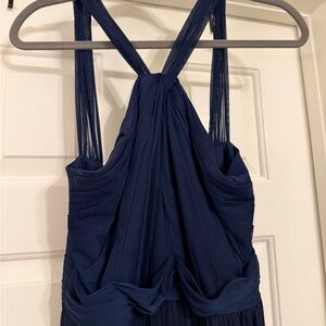David’s Bridal Navy Maxi Dress